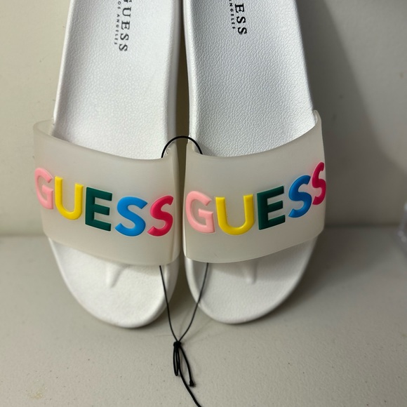 NWT Guess multicoloured sandals size 10 women’s - Picture 4 of 6